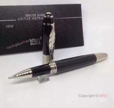 Replica Mont Blanc Daniel Defoe Black Rollerball Pen 110506